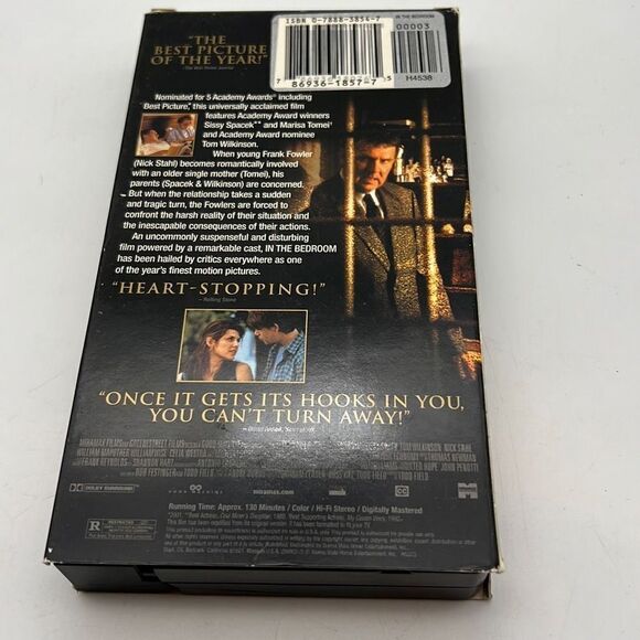 In The Bedroom VHS VCR Video Tape Used Movie Sissy Spacek - Picture 2 of 3
